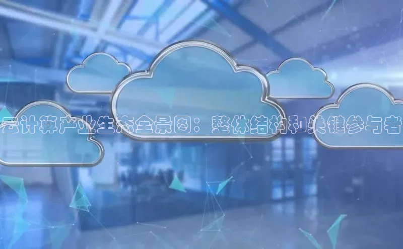 EON4招商诸葛科技云计算产业生态全景图：整体结构和关键参与者
