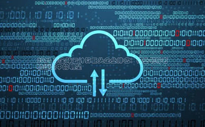 意昂体育4阿里尔公司2023 年全球云计算巨头企业排名：行业领导者
和崛起中的明星